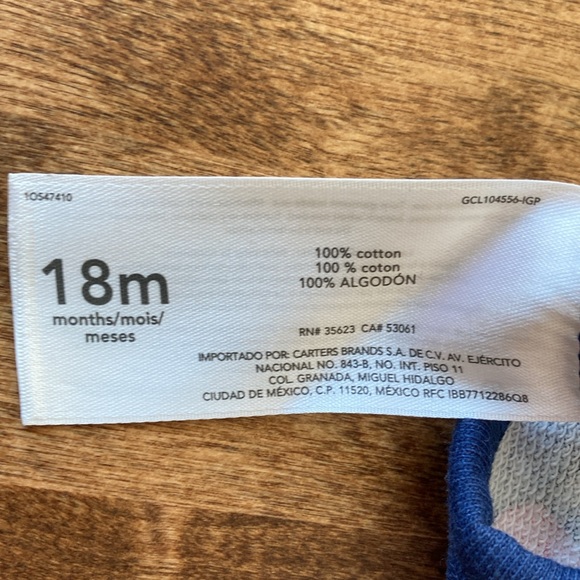 NEW Carters Baby Hearts Long Sleeve Jumpsuit 18 Months - Picture 8 of 10